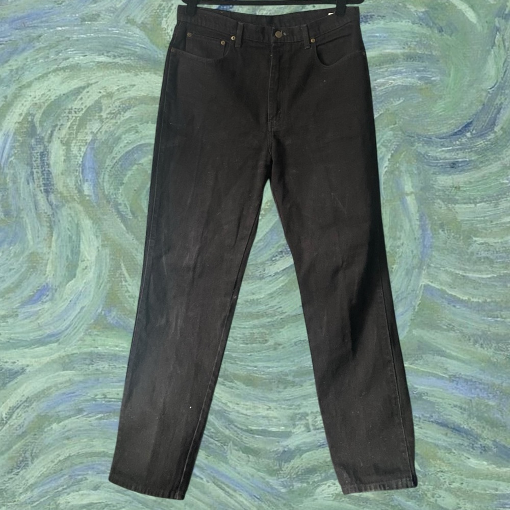 Men's Relaxed Black Jeans